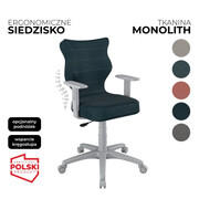 Krzesło obrotowe młodzieżowe Duo Monolith – Szara konstrukcja | Wybór koloru siedziska