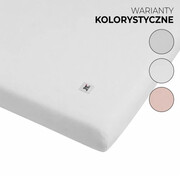Prześcieradło lniane z gumką na łóżeczko 120x60cm - Kolory do wyboru