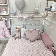Aksamitna narzuta velvet PASTELOWY RÓŻ - rozmiary