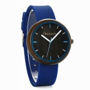 Damski zegarek drewniany Niwatch - kolekcja ACTIVE - niebieski