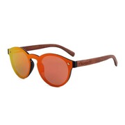 Drewniane okulary przeciwsłoneczne Niwatch Cassiopeia Orange Mirror & Palisander