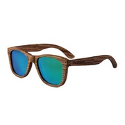 Drewniane okulary przeciwsłoneczne Niwatch Gemini Green