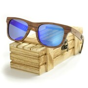 Drewniane okulary przeciwsłoneczne Niwatch Perseus Blue