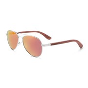 Drewniane okulary przeciwsłoneczne Niwatch Musca Orange Mirror