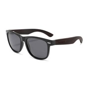 Drewniane okulary przeciwsłoneczne Niwatch Hydrus Black