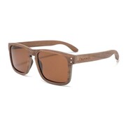 Drewniane okulary przeciwsłoneczne Niwatch Pictor Brown