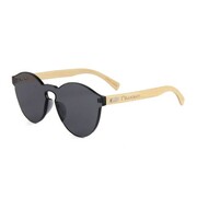 Drewniane okulary przeciwsłoneczne Niwatch Cassiopeia Black & Bamboo
