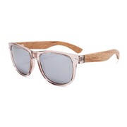 Drewniane okulary przeciwsłoneczne Niwatch Hydrus Silver