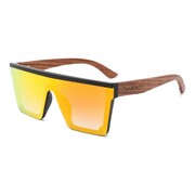 Drewniane okulary przeciwsłoneczne Niwatch Aries Orange