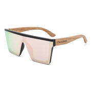 Drewniane okulary przeciwsłoneczne Niwatch Aries Pink