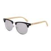 Drewniane okulary przeciwsłoneczne Niwatch Lynx Silver