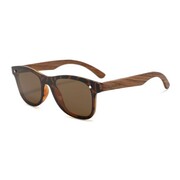 Drewniane okulary przeciwsłoneczne Niwatch Orion Brown