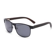 Drewniane okulary przeciwsłoneczne Niwatch Cetus Black