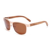Drewniane okulary przeciwsłoneczne Niwatch Cetus Brown