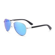 Drewniane okulary przeciwsłoneczne Niwatch Musca Blue Mirror