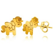 Kolczyki sztyfty kucyki koniki