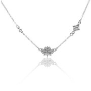 Naszyjnik kwiat lotosu