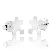 Kolczyki puzzle sztyft