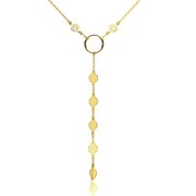 Naszyjnik kółeczka - rozetki