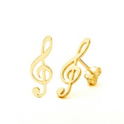 Kolczyki sztyfty klucz wiolinowy