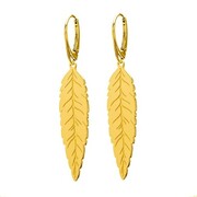 Kolczyki boho piórka