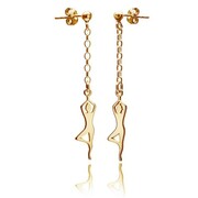 Kolczyki joga drzewo