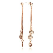 Długie kolczyki kółeczka