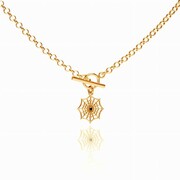 Naszyjnik z pajęczynką Halloween