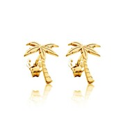 Kolczyki sztyfty palmy