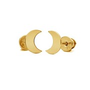 Kolczyki sztyfty księżyce