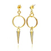 Kolczyki kółka z kolcami