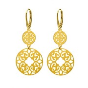 Kolczyki kółeczka ażurowe