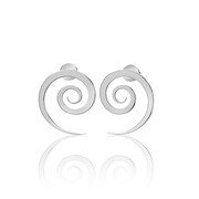 Kolczyki sztyfty spirala