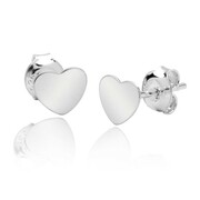 Kolczyki serduszka sztyft