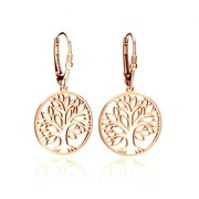 Kolczyki kółka - drzewa