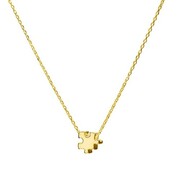 Naszyjnik z przekładką puzzel