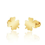 Kolczyki koniczynki sztyft