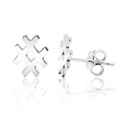 Kolczyki Hashtagi sztyfty