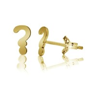 Kolczyki sztyfty pytajniki