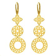 Kolczyki boho ażurowe