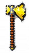 topór DMUCHANY siekiera MINECRAFT złota żółta 73cm