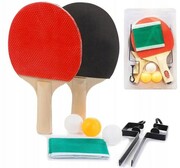 Zestaw do ping ponga RAKIETKI PALETKI siatka piłki
