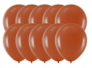 Balony pastelowe brązowe ciemny brąz 5 cali 10 szt