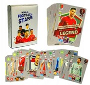 karty Piłkarskie kolekcjonerskie saszetka talia 55 sztuk srebrne booster