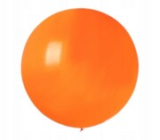 Duży wielki balon urodzinowy pomarańczowy 48 cm
