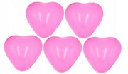 Balony lateksowe serca serduszka różowe 25 cm 5szt