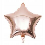 BALON foliowy ROSE GOLD gwiazda gwiazdka 45cm