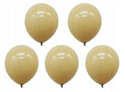 Balony pastelowe urodzinowe ecru 30 cm 5 szt.