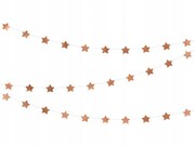 Girlanda gwiazdki urodziny roczek rose gold 3,6 m