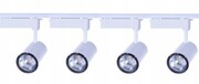 223 ZESTAW 4 reflektory LED 20W SKLEPOWE szyna 3m